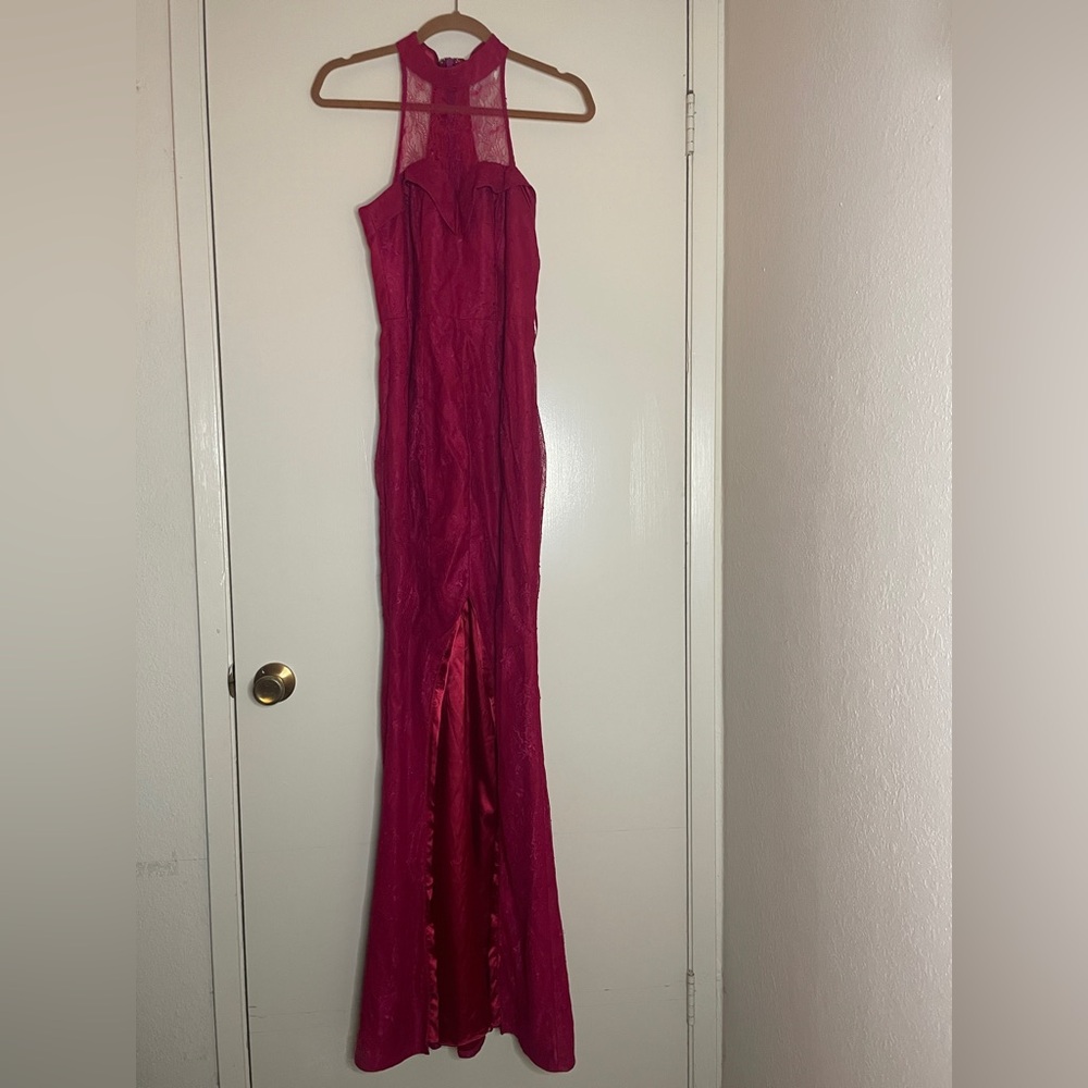 NWOT Lumier by Bariano Red Gown Size XS